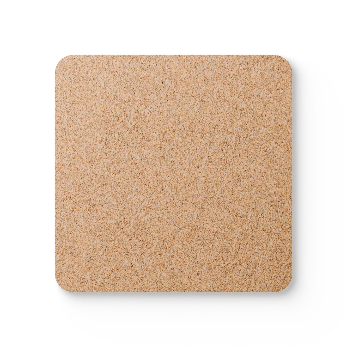 Goat Photo Cork Coaster Set – Humorous Farmhouse Drink Coasters (Square)